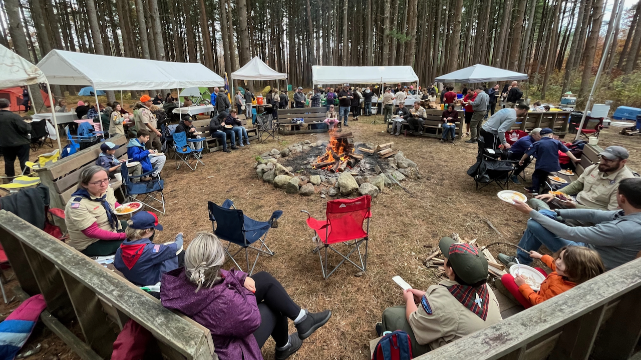 Reading Scouts Celebrate 50th Annual TurkeyJam in the Town Forest